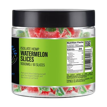 Full Spectrum CBD Gummies: Watermelon Slices 1000mg | 60ct